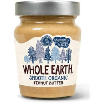 Whole Earth Whole Earth 100% Peanuts Smooth Organic Peanut Butter 227g