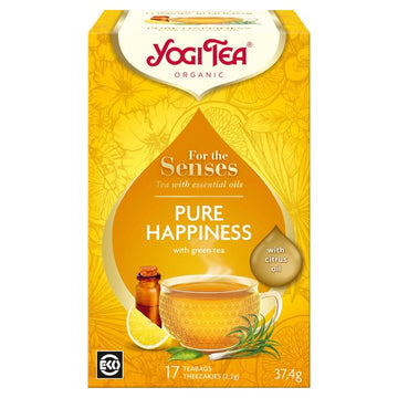 Yogi Tea For The Senses Pure Happiness 17 Bag - 6 Pack