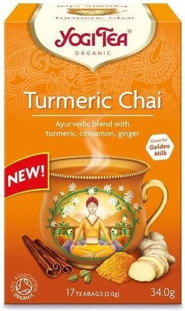 Yogi Tea Organic Turmeric Chai 17 Bag