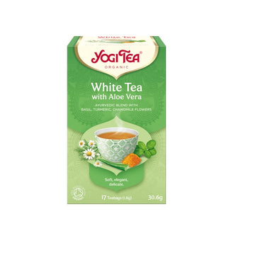 Yogi Tea White Tea Aloe Vera Organic 17 Bag